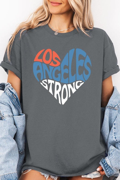 Los Angeles Strong Graphic Plus Heavy Cotton Tee