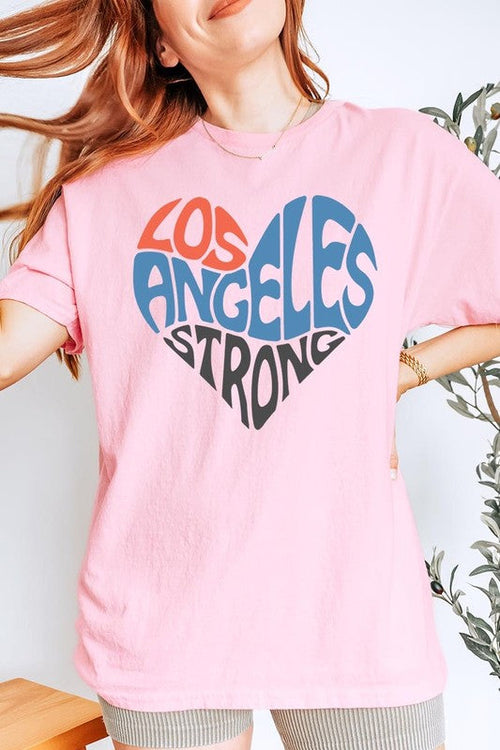 Los Angeles Strong Graphic Plus Heavy Cotton Tee