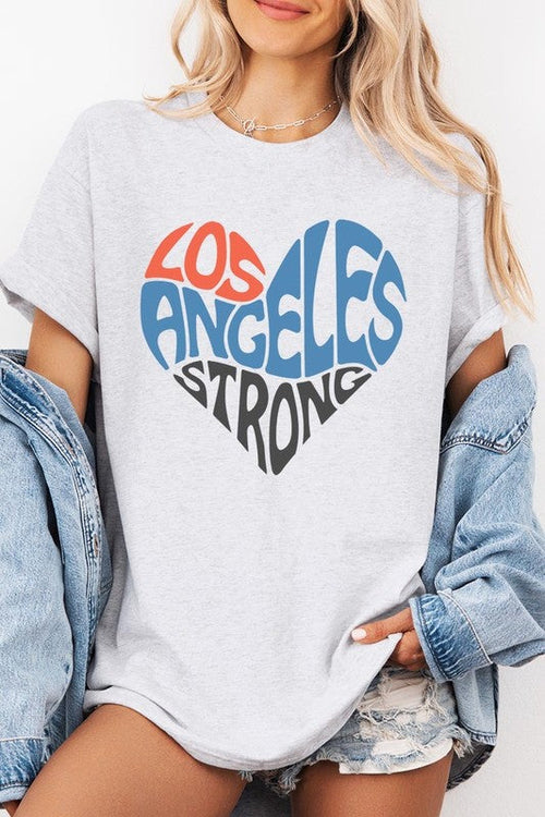 Los Angeles Strong Graphic Plus Heavy Cotton Tee