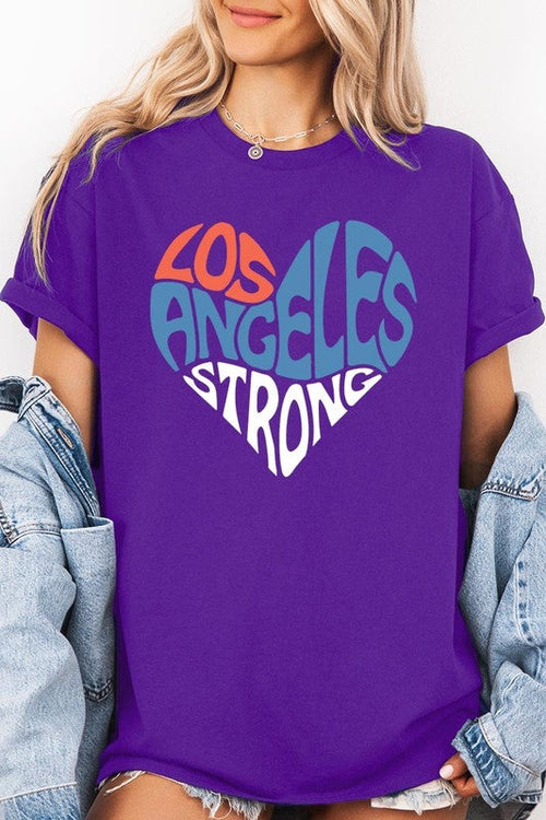 Los Angeles Strong Graphic Plus Heavy Cotton Tee