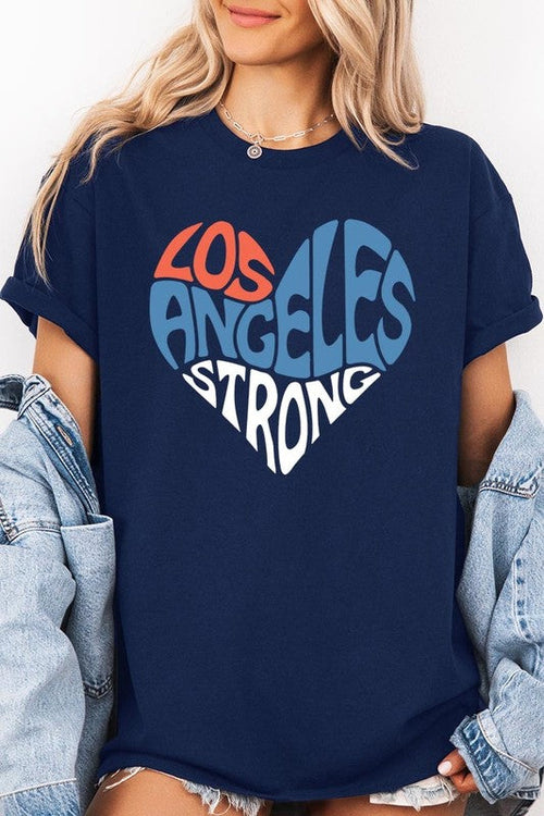 Los Angeles Strong Graphic Plus Heavy Cotton Tee