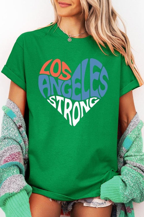 Los Angeles Strong Graphic Plus Heavy Cotton Tee