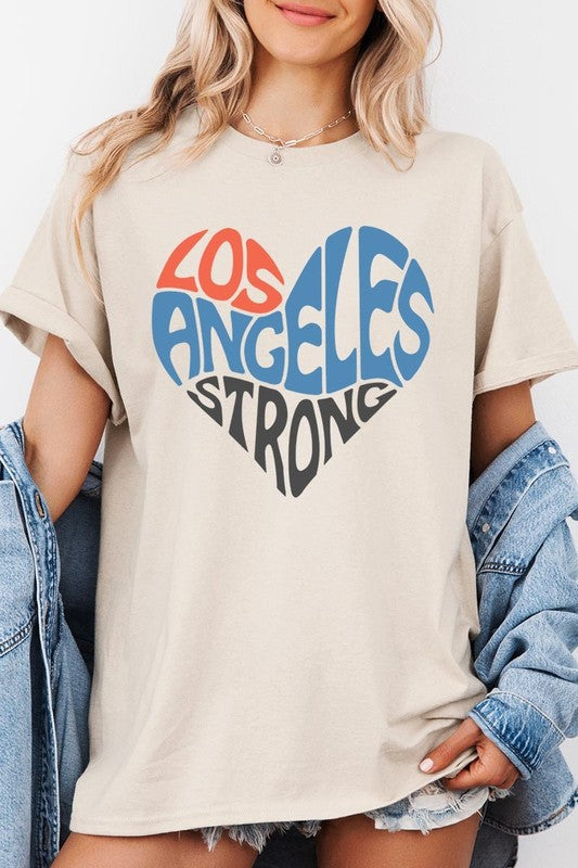 Los Angeles Strong Graphic Plus Heavy Cotton Tee