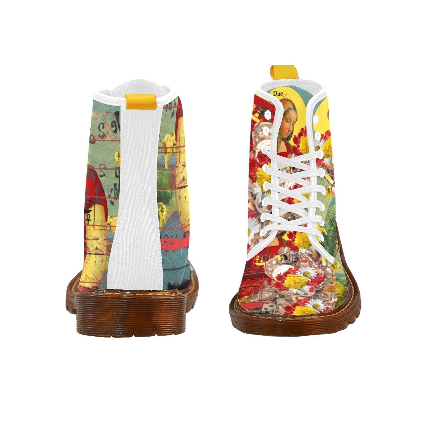 GOATS. III Women's All Over Print Fabric High Boots