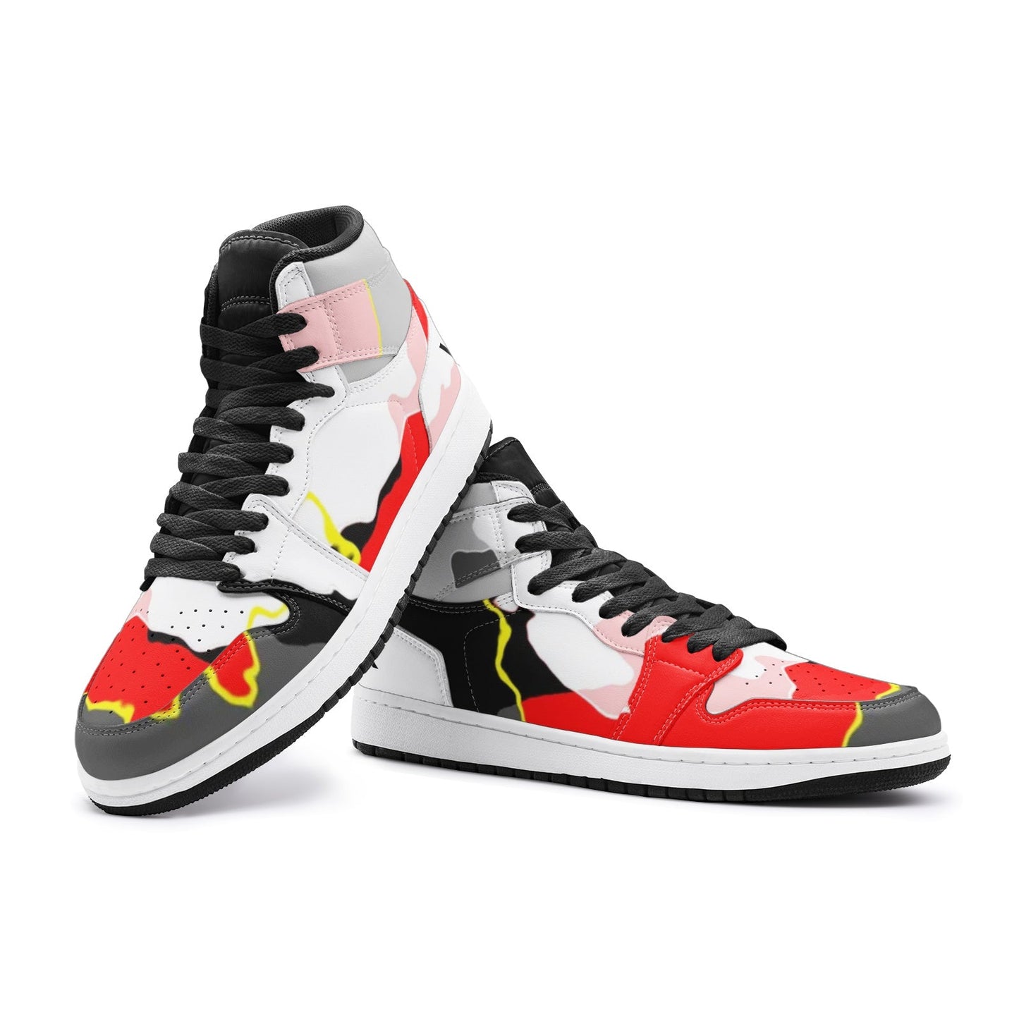 VIPER HIP HOP SHOES High Top Style 55TO RBW Abstract Sneakers