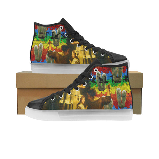 AND THIS, IS THE RAINBOW BRUSH CACTUS. II Light Up Men's Sneakers