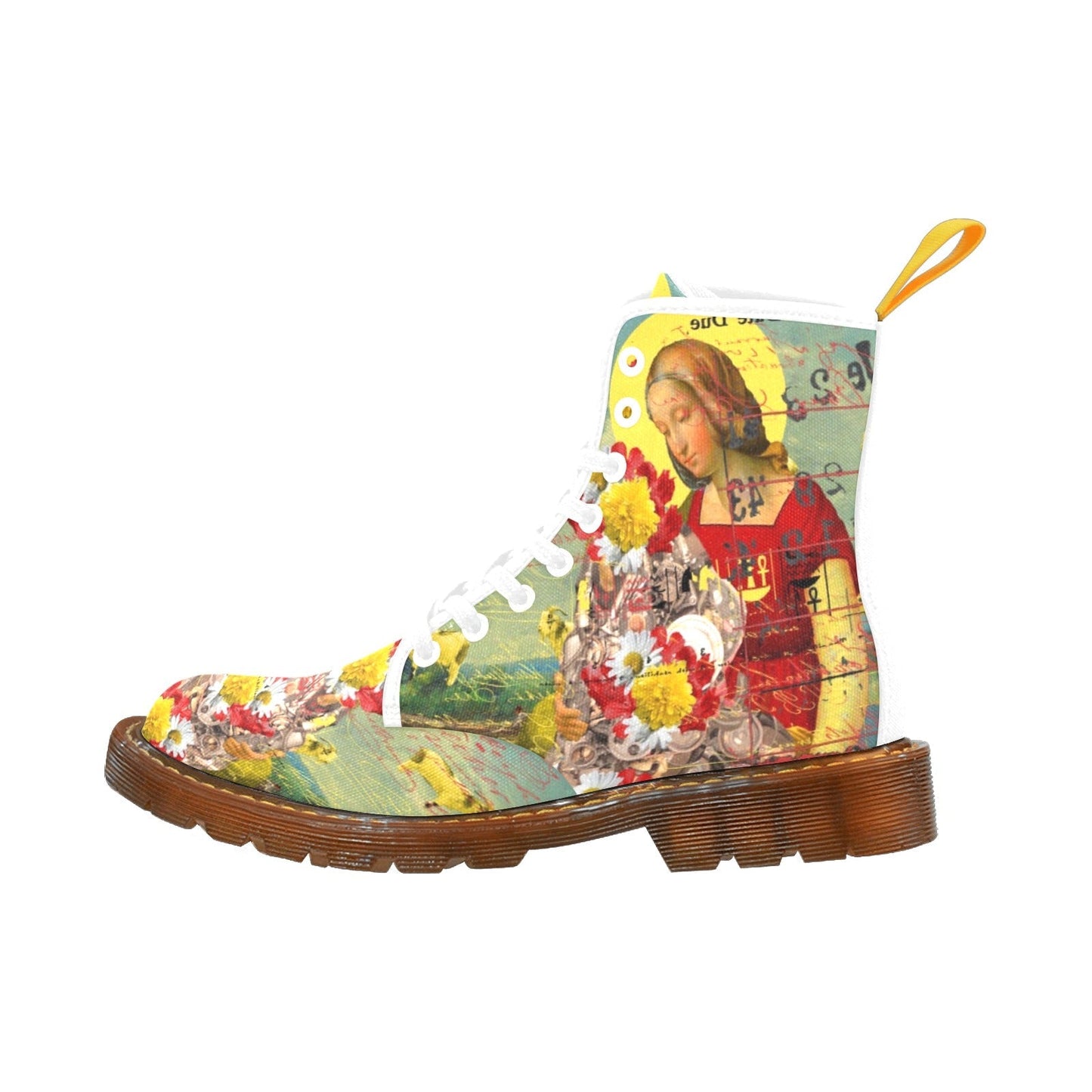 GOATS. III Women's All Over Print Fabric High Boots