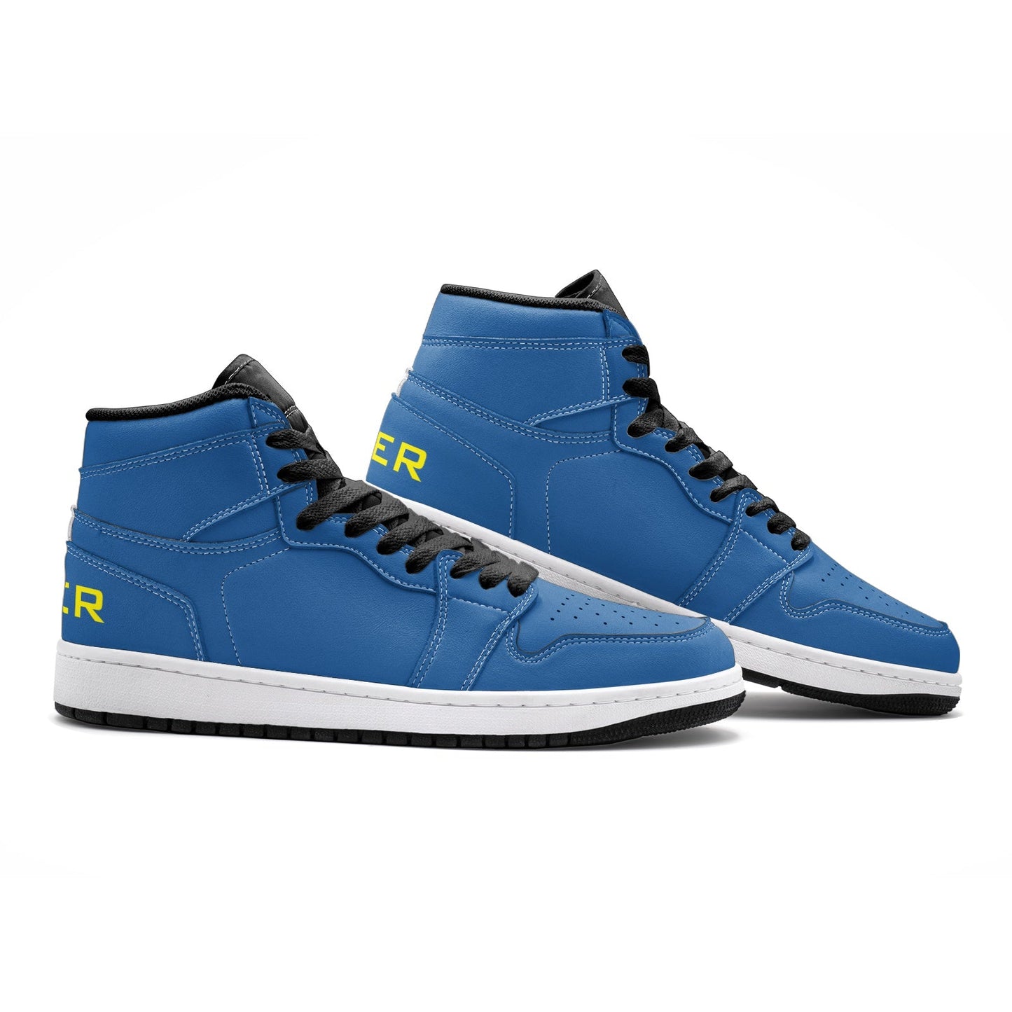 VIPER HIP HOP SHOES High Top Style 55TO Navy Blue Sneakers