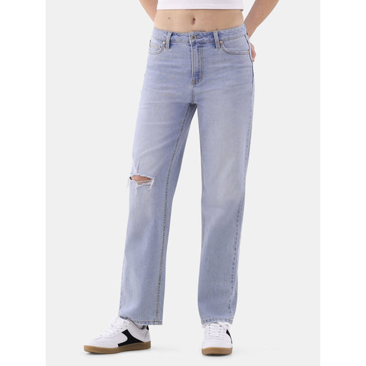 High Rise Straight Leg Jeans, Women's