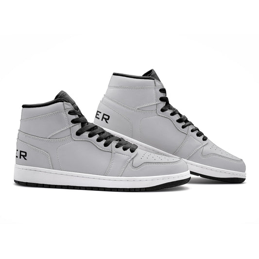 VIPER HIP HOP SHOES High Top Style 55TO Light Gray Sneakers