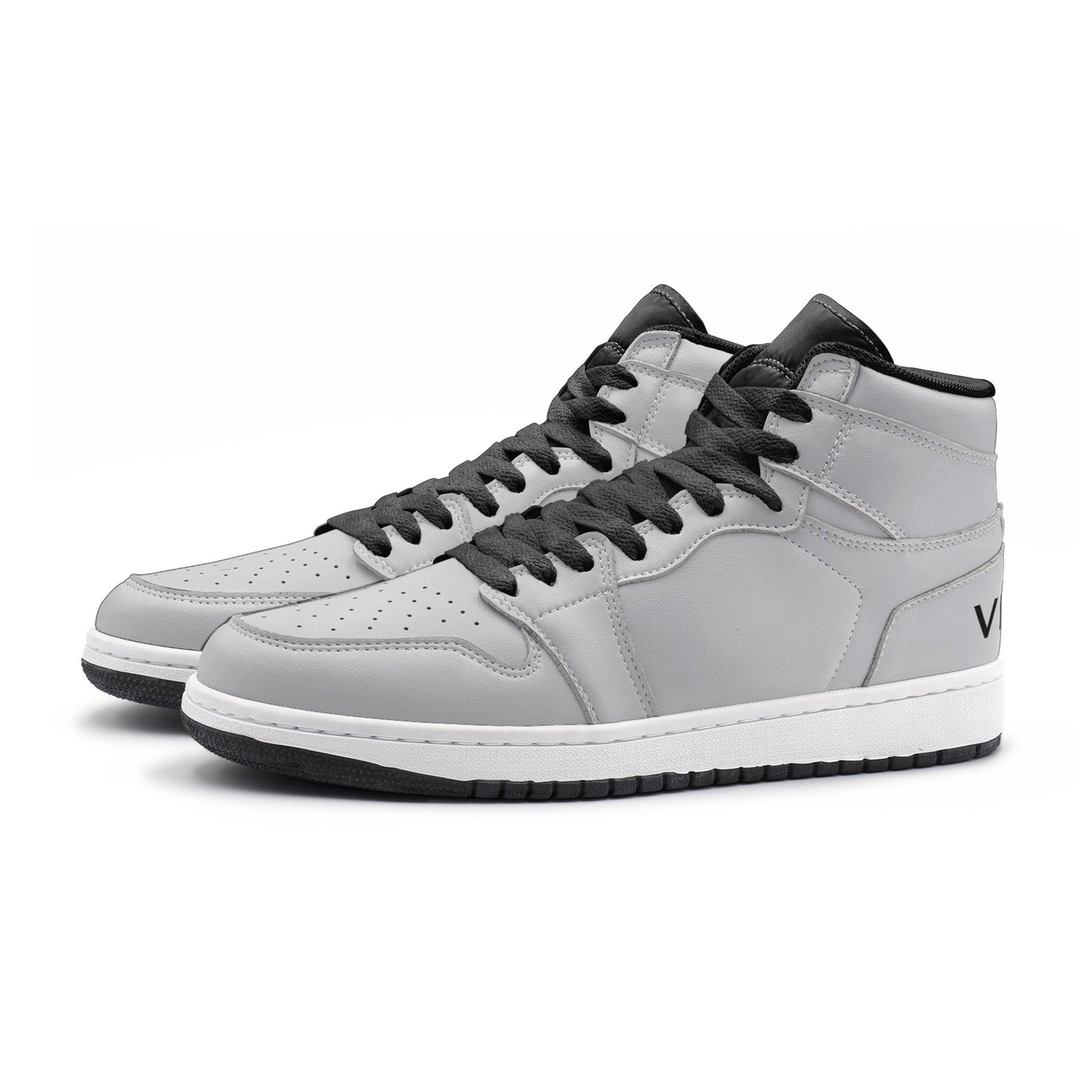 VIPER HIP HOP SHOES High Top Style 55TO Light Gray Sneakers