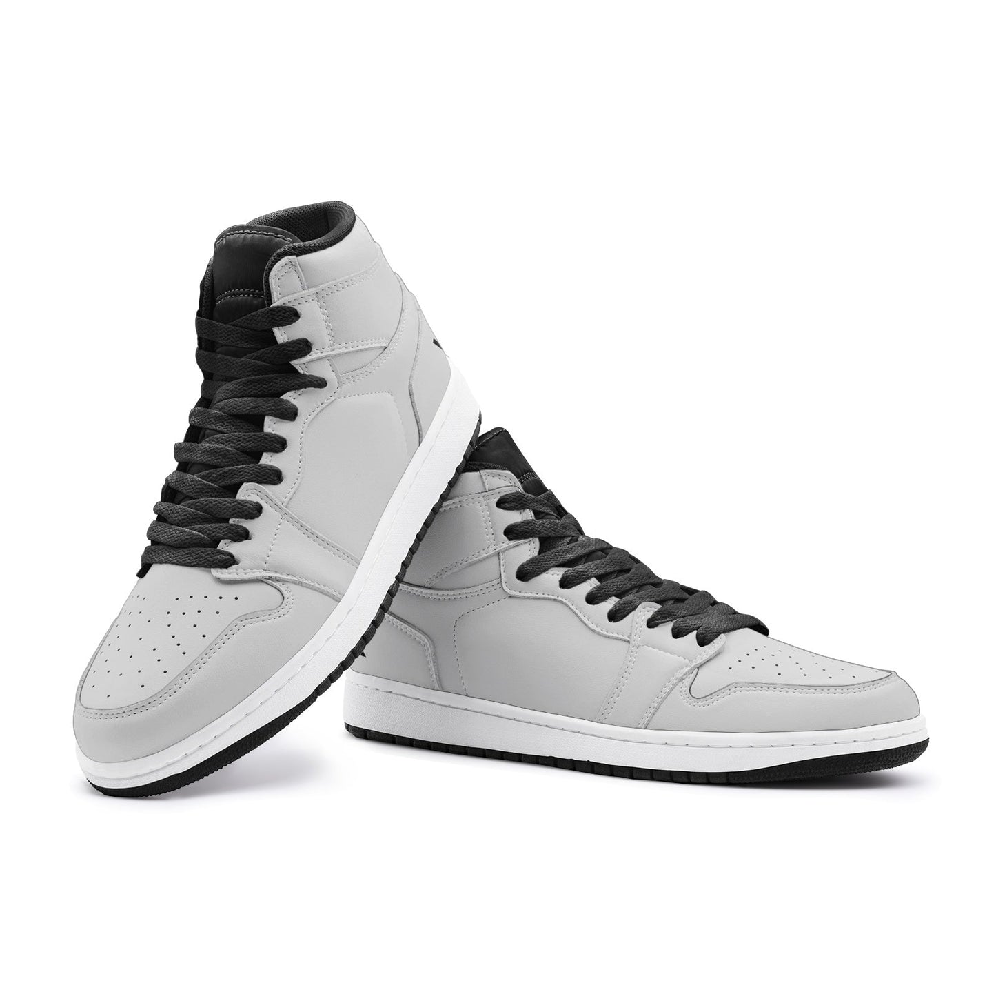 VIPER HIP HOP SHOES High Top Style 55TO Light Gray Sneakers