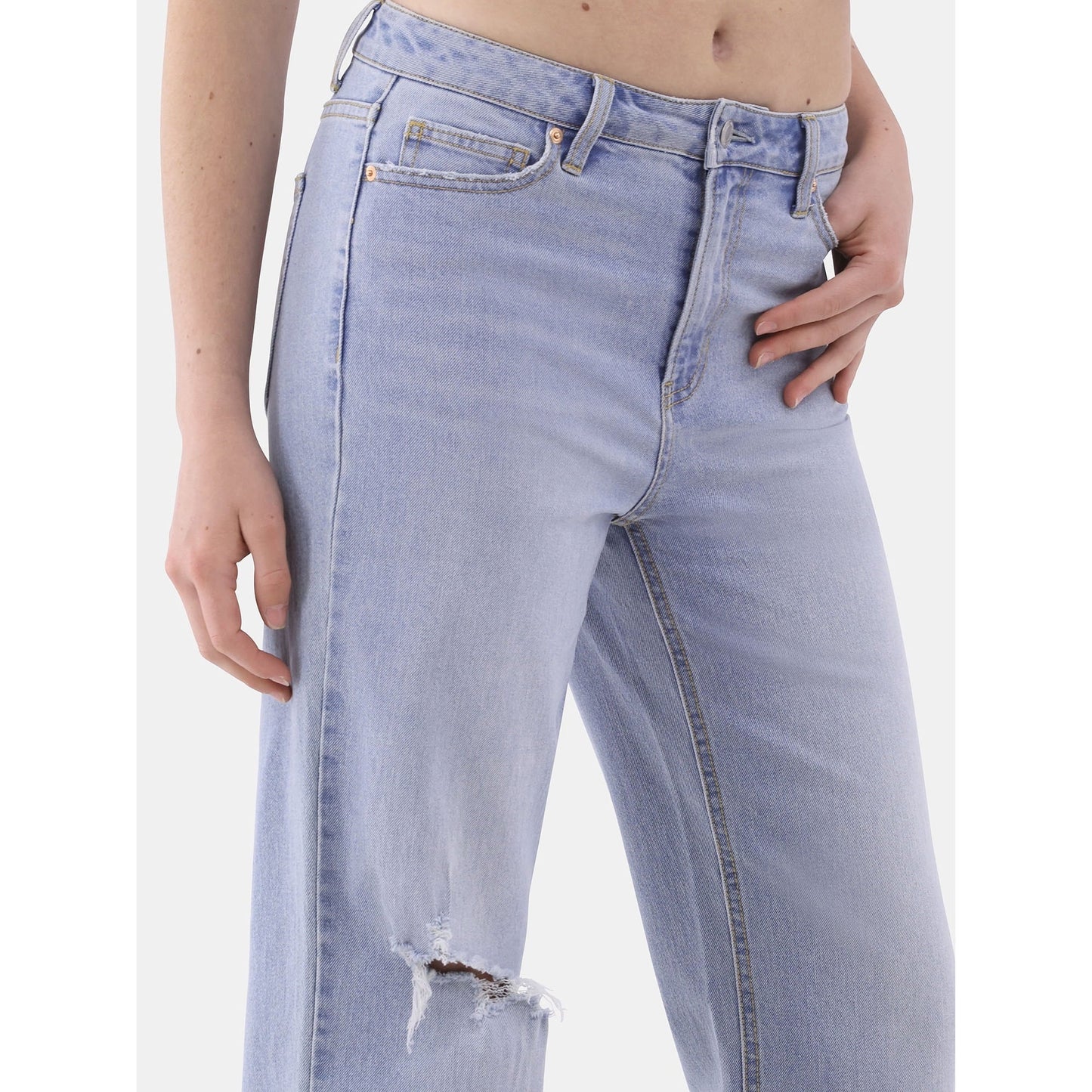 High Rise Straight Leg Jeans, Women's