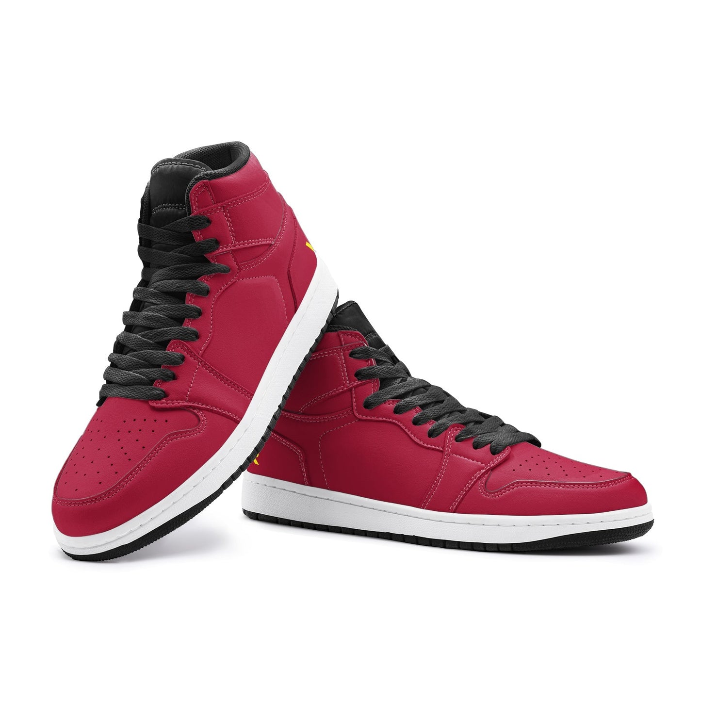 VIPER HIP HOP SHOES High Top Style 55TO Burgundy Sneakers