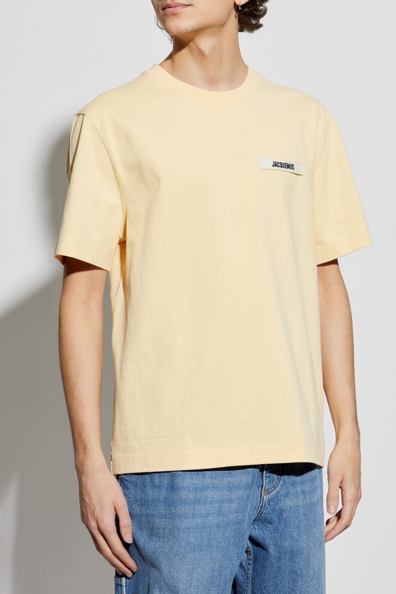 4450076 JACQUEMUS crew neck short sleeves casual men's t shirt