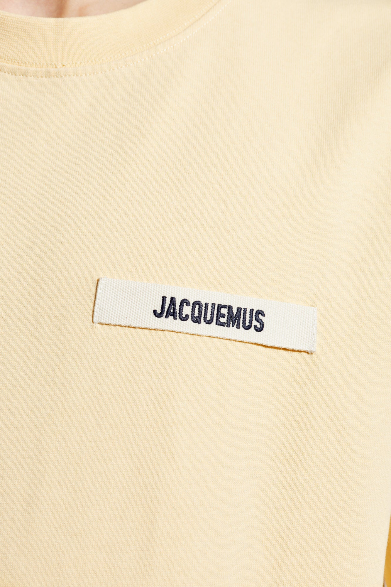 4450076 JACQUEMUS crew neck short sleeves casual men's t shirt