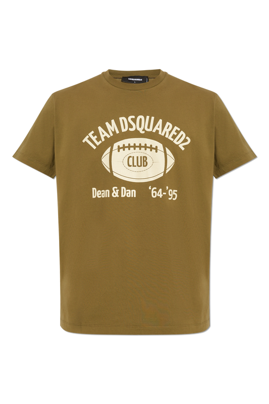 4134180 DSQUARED2 crew neck short sleeves casual unisex t shirt