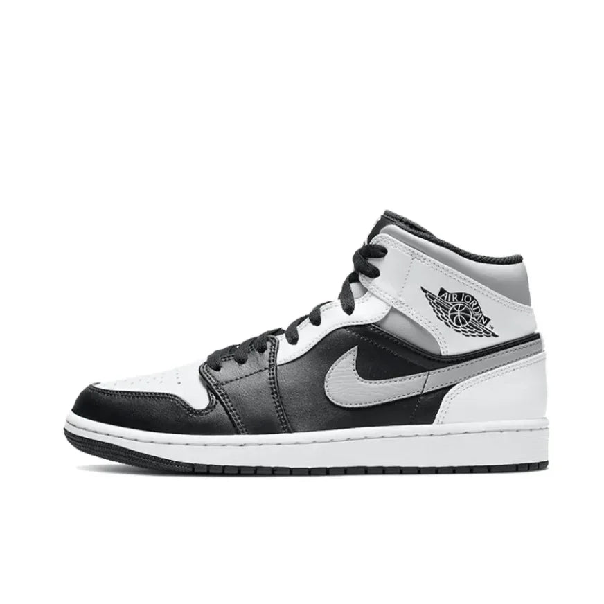 Nike Pink Air Jordan 1 MID Classic Trend Basketball Shoes Comfortable and wear-resistant casual sneakers Men and women's models