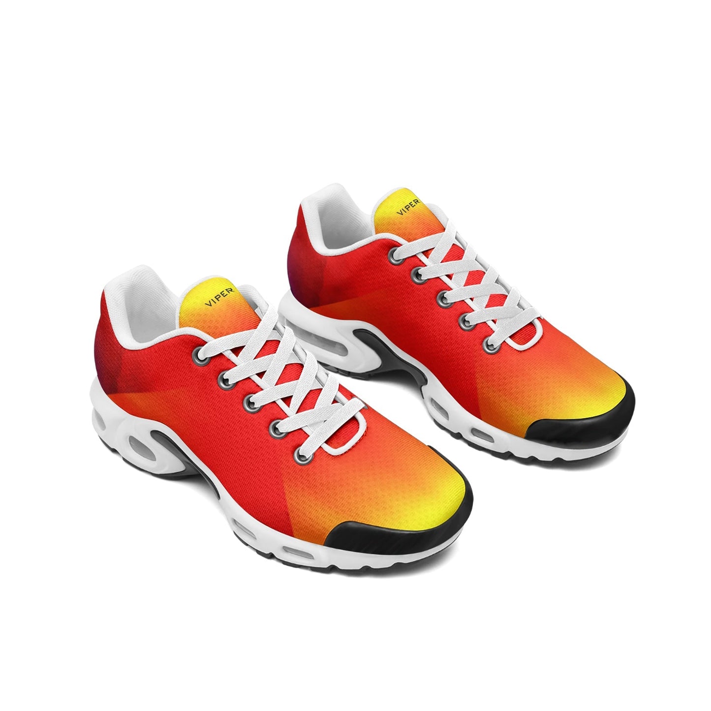 VIPER SHOES STYLE 55TT Abstract Red Unisex Mesh Tech Eco-Flex Sneakers