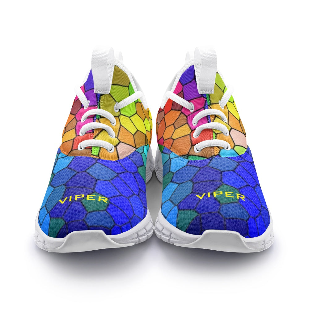 VIPER SHOES STYLE 54TF Multi Mosaic Abstract Unisex Lightweight