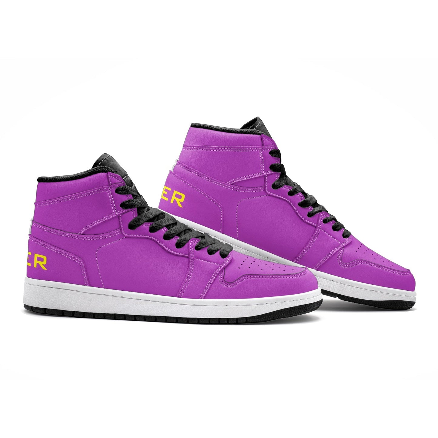 VIPER HIP HOP SHOES High Top Style 55TO Purple Sneakers