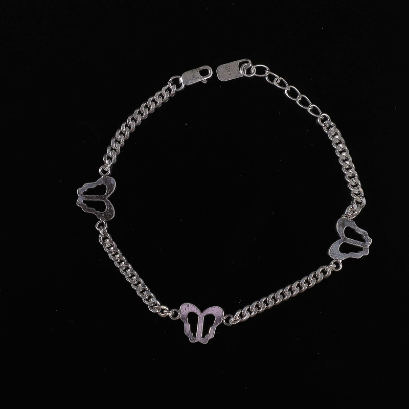 Beautilfull 925 Silver Mesmerizing Bracelet for Women Size 15X0.6 CM