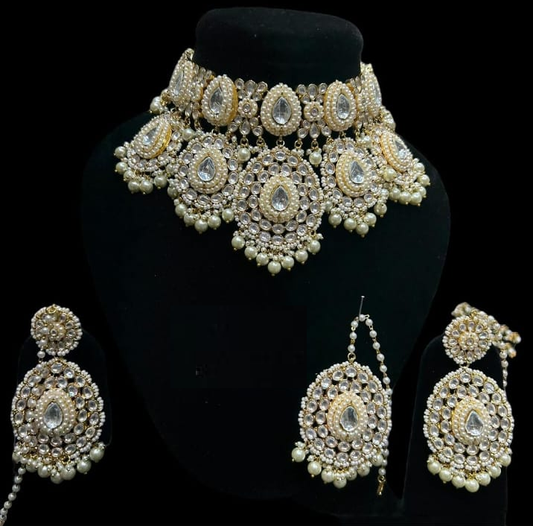 Alloy Gold-plated Yellow Jewel Set