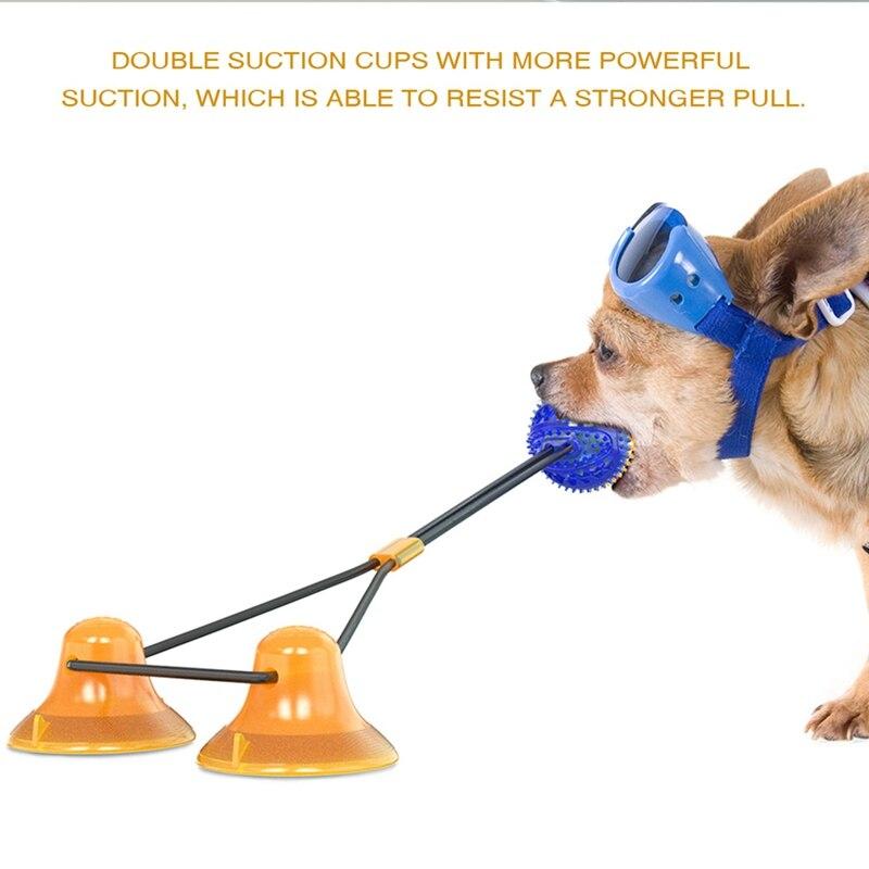 Interactive Pet Toys For Cats Dogs Training Suction Cup Push Ball Toys